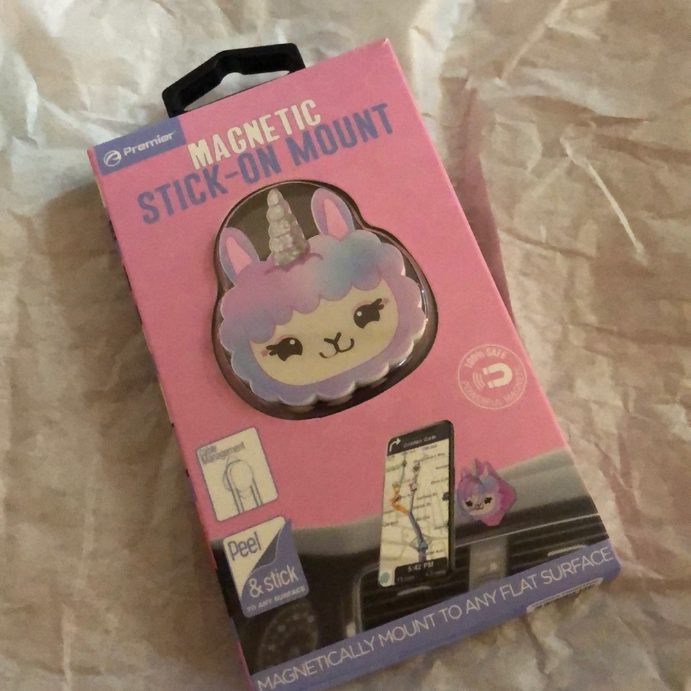 Stick on phone mounts